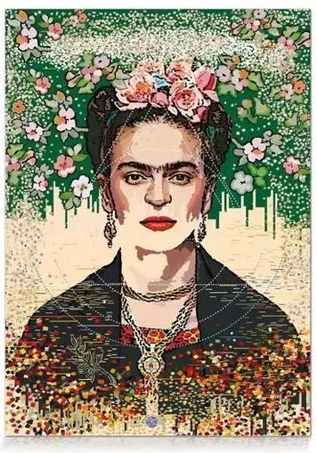 i-star-puzzle-500el-portret-fridy-z-naszyjnikiem