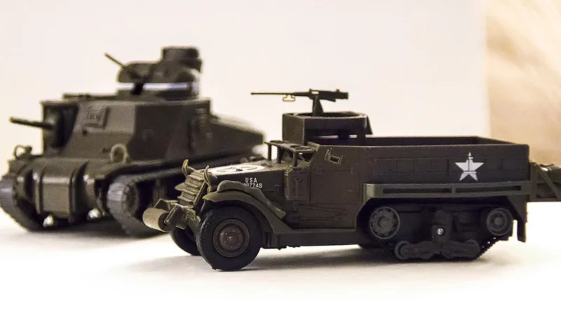 Alleblox Klocki Militaria Auto Z Karabinem 98El Ab3007