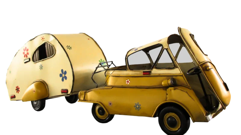 Auto Kombi Auto Z Przyczepą Campingową