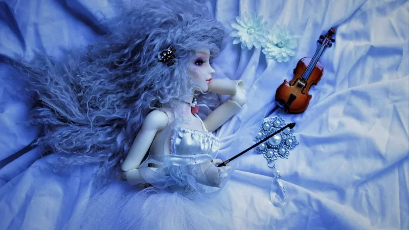 Barbie Dreamtopia niebieska sukienka HGR00 HGR03