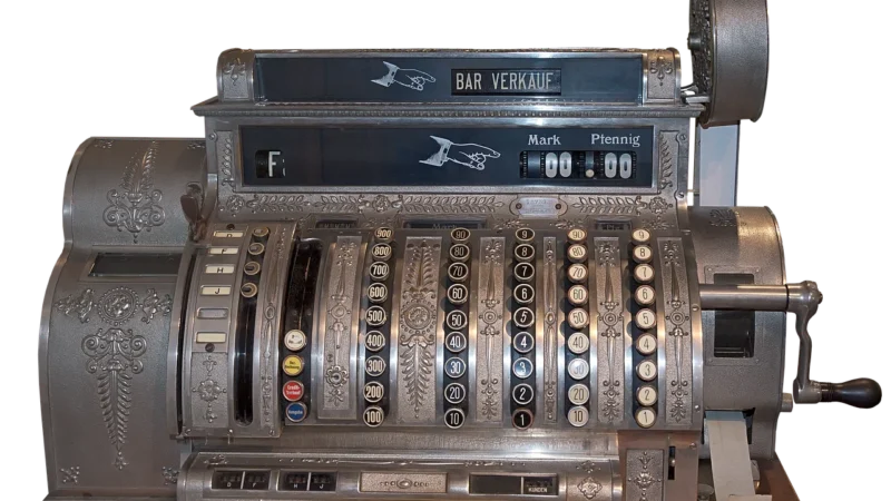 Bigbuy Fun Kasa Fiskalna Dla Dzieci The Cash Register Żółty – Zabawka
