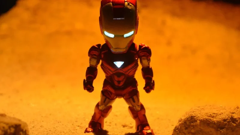 Bigbuy Fun Super Robot Składający Się Red Warrior 113365