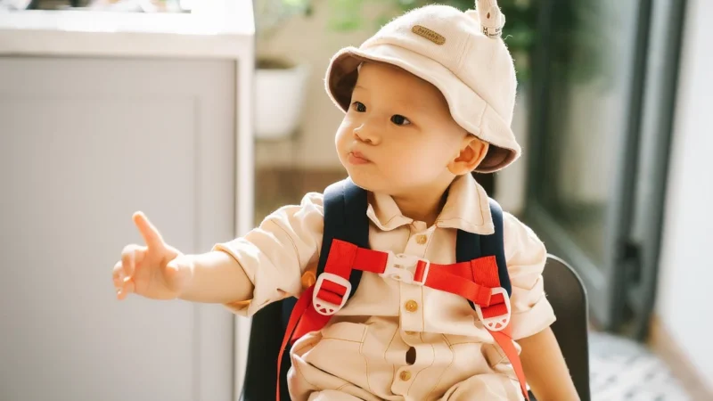 Childhome Plecak Dziecięcy Abc Czarno-Złoty