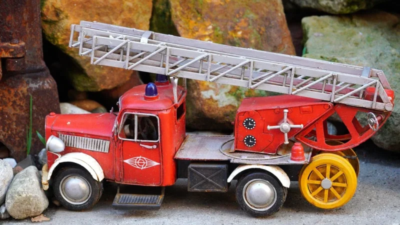 Dk Ciężarówka Transporter + Auta Otwierana Laweta Pojazdy Budowlane 7W1