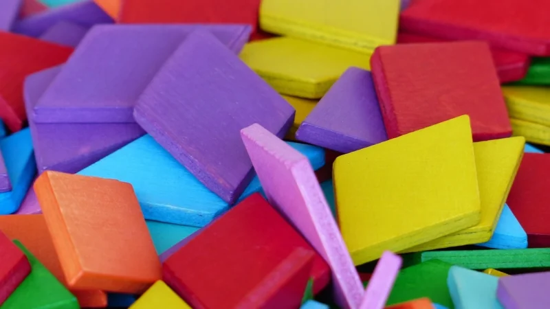 Jeujura 100-Częściowy Zestaw Klocków Técap Color