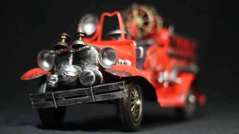 Lean Toys Auto Straż Transformacja Smok