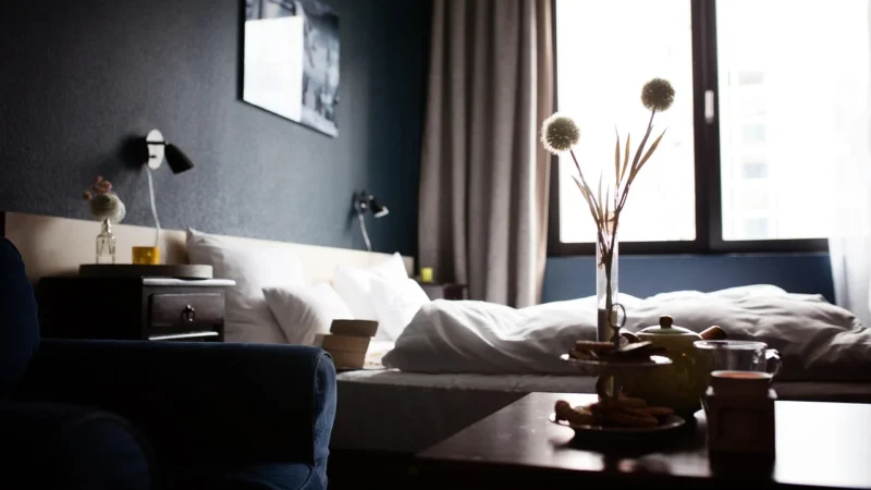 Maileg Drewniane Łóżko Teddy Mom Wooden Bed Teddy Mom Rose