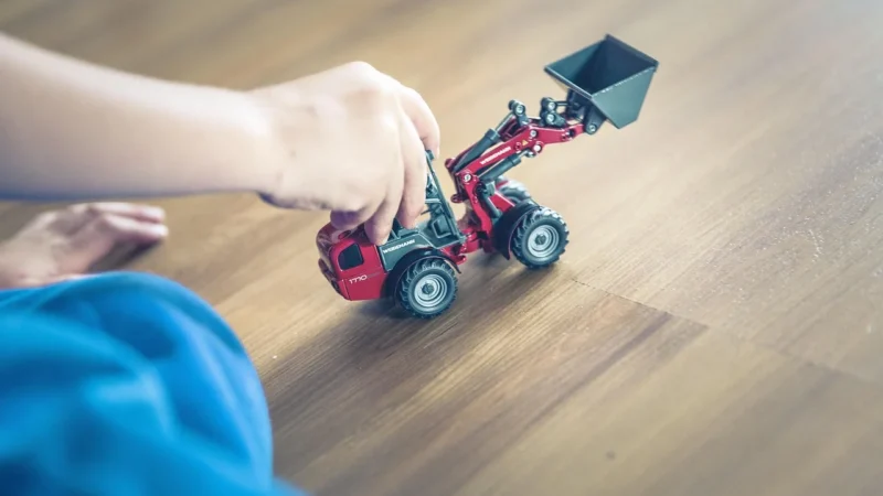 Stanley Jr Zestaw 3W1 Koparka Walec Widłowy