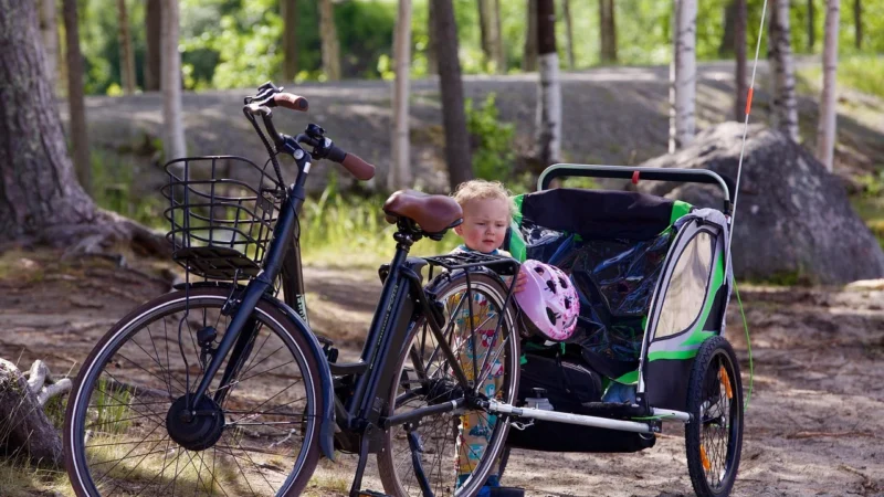 Thule Chariot Cx 1 Blue Disc + Bike