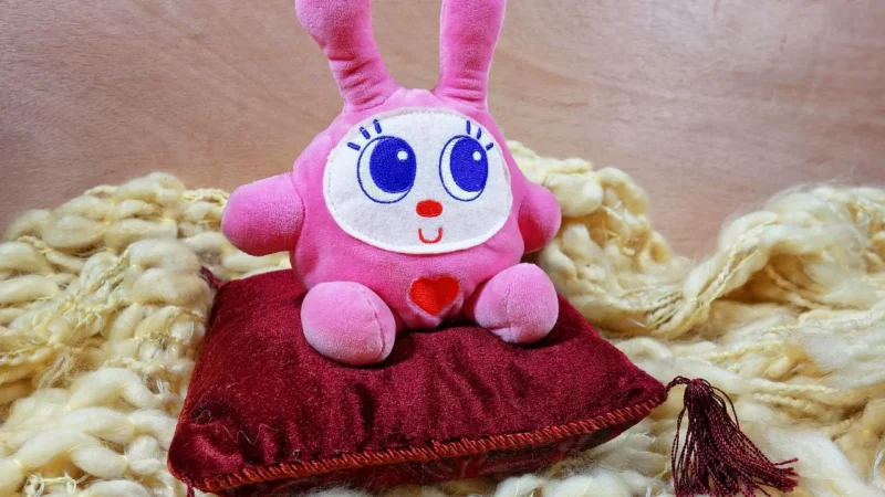 Tulilo Króliczek Rozalka Różowy 32cm (9142)